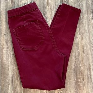 NOBO | Women’s Burgundy High-Rise Skinny Pants